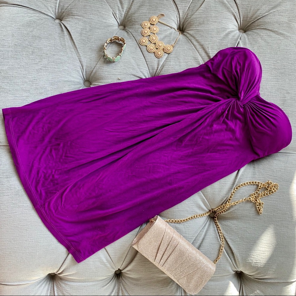 Strapless tunic dress 💜 Lush brand